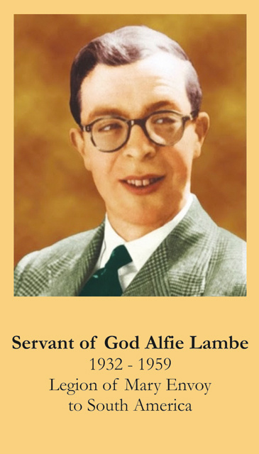 Servant of God Alfie Lambe Prayer Card